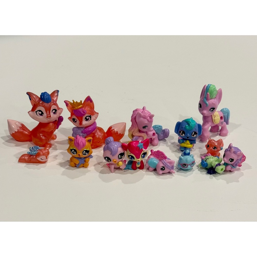 Hatchimals Colleggtibles Pixies Mixed Lot 13 Figures Fox Unicorn Bird Miniatures